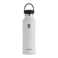 Hydro Flask White 21oz Standard Mouth Water Bottle